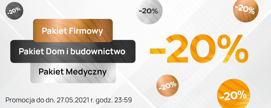 Promocja -20% czas start!