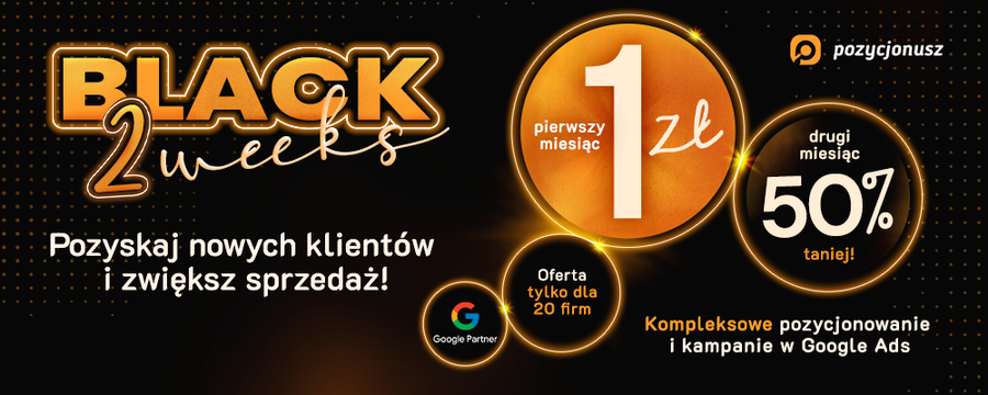 Black 2 Weeks 2025 w Pozycjonuszu trwa w najlepsze!