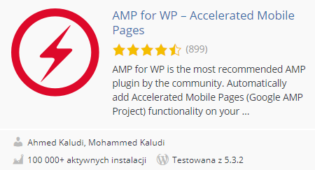 amp for wp wtyczka pod seo