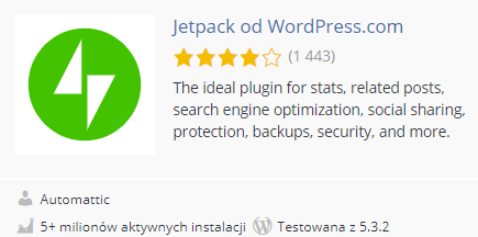 top10 wtyczek do wordpressa pod seo - jetpack plugin